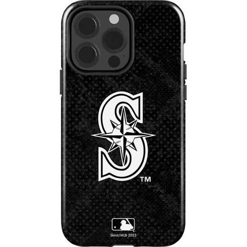 MLB Seattle Mariners Dark Wash iPhone 15 Pro Impact Case